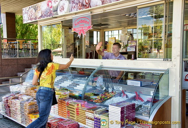 A Turkish sweet shop that we stopped at