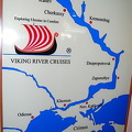 Viking's Dnieper River Cruise route map