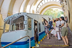 Funicular railway from the port to Kyiv (Kiev) city