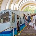 Funicular railway from the port to Kyiv (Kiev) city