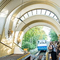 Funicular railway from the port to Kyiv (Kiev) city