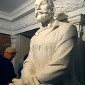 Statue of F.A.Roubaud, artist and creator of the Panorama Museum