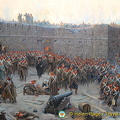 Paintings of battle scenes at the Panorama Museum: 