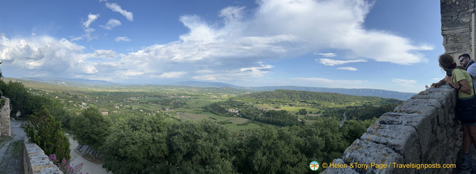 View from Gordes balcony