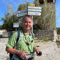 Tony at start point in Gordes