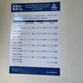 Ferry timetable and cost