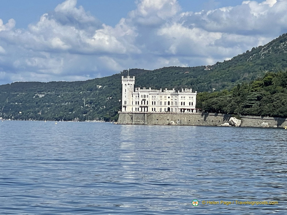 Miramare Castle on Grignano promontory