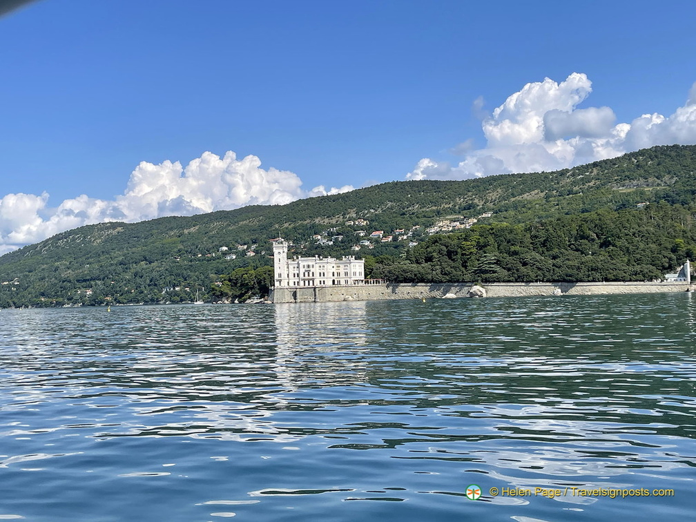 Miramare Castle by ferry