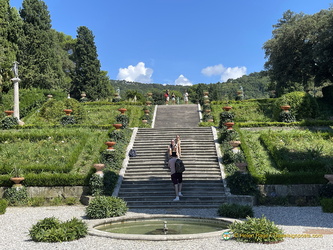Castello di Miramare garden steps