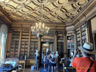 Miramare Castle library