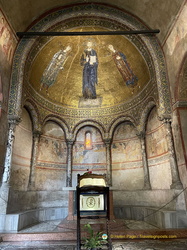 Mosaic apse of San Giusto Cathedral