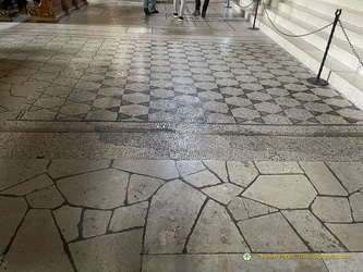Mosaic flooring of Cathedral of San Giusto
