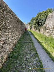 Walking up Via della Castagnera