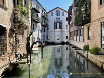 Scenic Treviso canal view