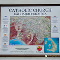 Fira Catholic Church poster