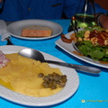 Polenta with onions and capers