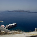View down to Santorini-Port 
