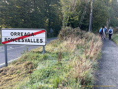 Leaving Orreaga-Roncesvalles
