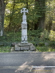 Stone Pilgrim's Cross in Roncesvalles