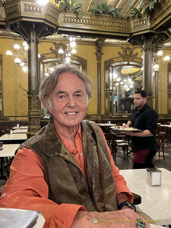 Coffee at Café Iruña