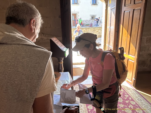 Church visit for our stamp