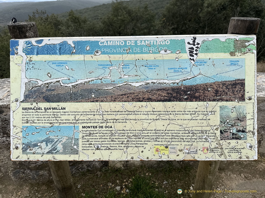 Mountain ranges in Burgos province