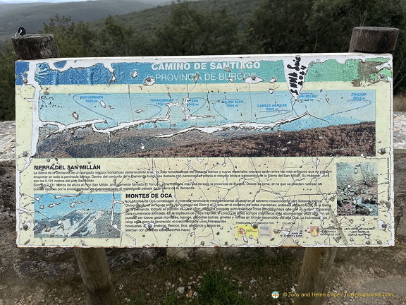 Mountain ranges in Burgos province