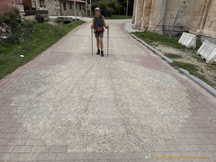 A giant scallop welcome.