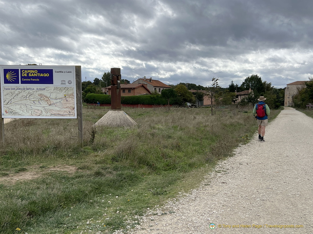 Arriving at San Juan de Ortega