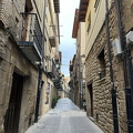 Narrow medieval street of Laguardia