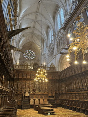 Burgos Cathedral choir section