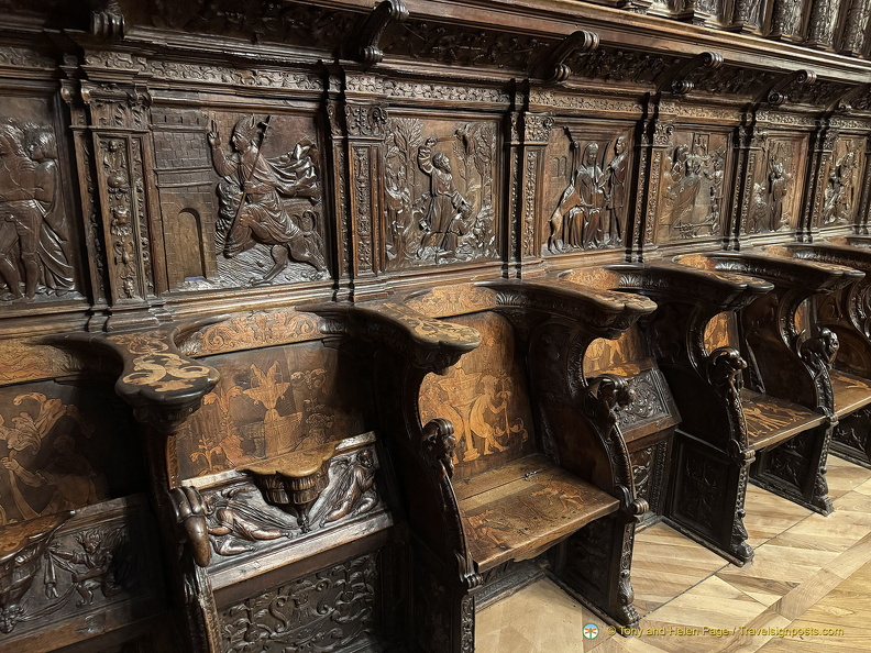 Burgos Cathedral choir seats