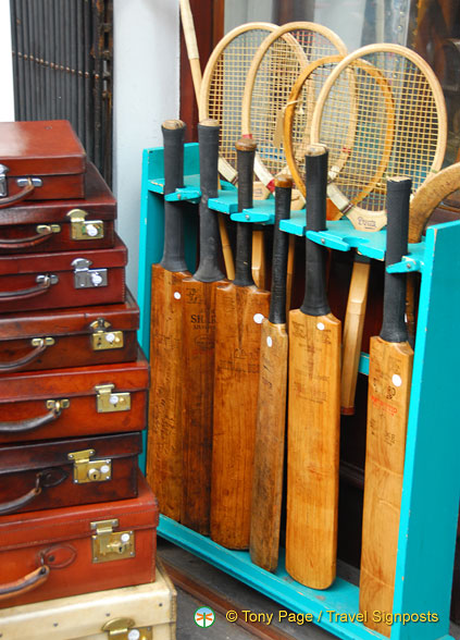 You can even buy your cricket bats at Portobello Market