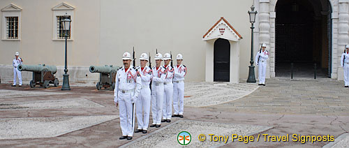 Monaco (1024 visits) Place du Palais - Changing of the Guards ceremony at 11:55 a.m. Monaco