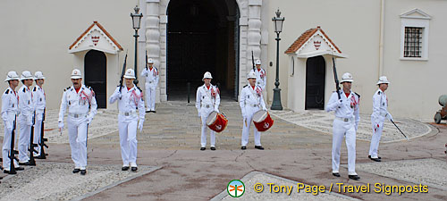 Monaco (1074 visits) Place du Palais - Changing of the Guards ceremony at 11:55 a.m. Monaco