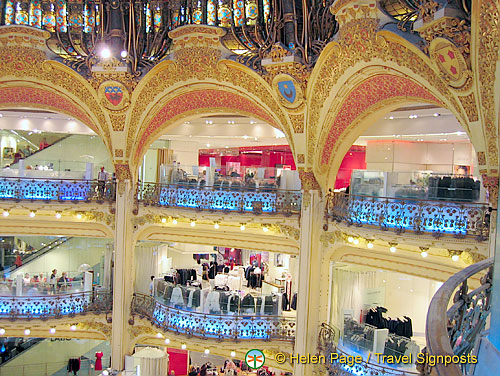 Shopping at Galeries Lafayette