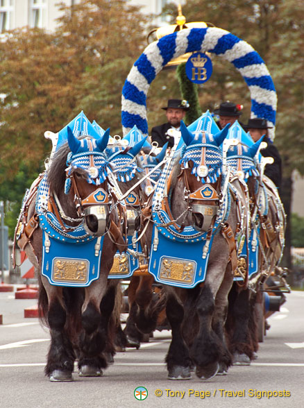 The Hofbrau dray was one of the most attractive