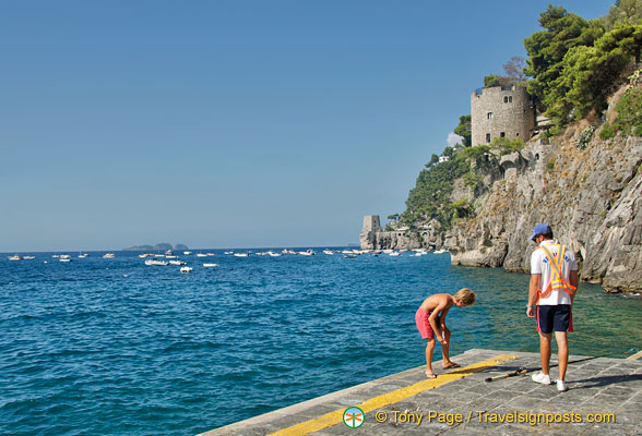 Positano's 15th century towers