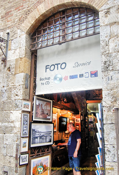 A photo service shop