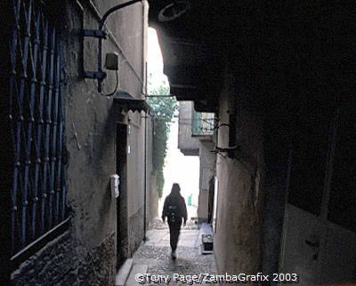 Exploring the narrow lanes on Burano island
