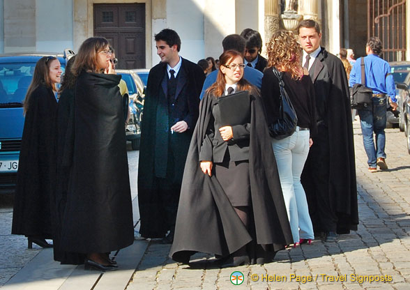 Coimbra, Portugal (1774 visits) Coimbra Univesity students in black capes Coimbra, Portugal
