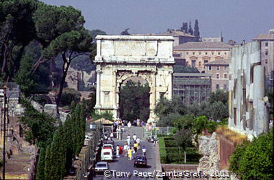 The Arch of Titus, Forum, Rome