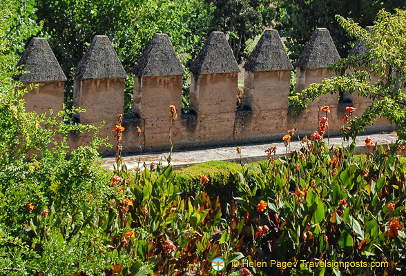 Alhambra fortress wall