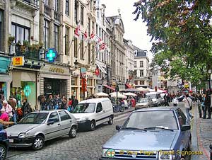 Brussels shops and restaurants