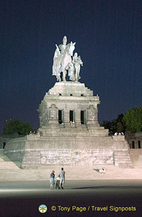 Kaiser Wilhelm monument at Koblenz