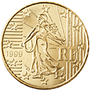 10 cent coin (back)
