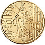 20 cent coin (back)