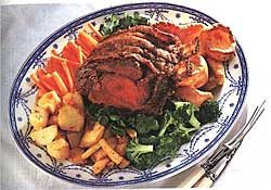 Traditional Roast Beef and Yorkshire Pudding
